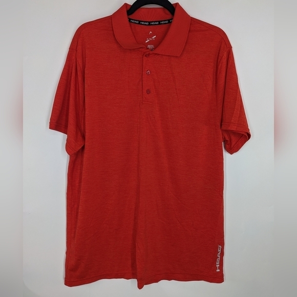 Men's HEAD Short Sleeve Polo Shirt - Picture 1 of 9